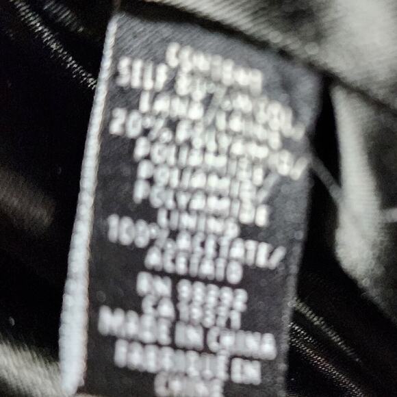 TIBI Black Wool Academia Vintage Vibes Goth‎ Victorian Coat Women's Size 2 - Picture 6 of 10